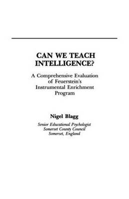 Can We Teach Intelligence? -  Nigel Blagg