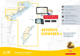 Sportbootkarten Satz 12: Ostküste Schweden 2 (Ausgabe 2018/2019) - 