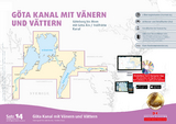 Sportbootkarten Satz 14: Götakanal mit Vänern und Vättern (Ausgabe 2018/2019) - 