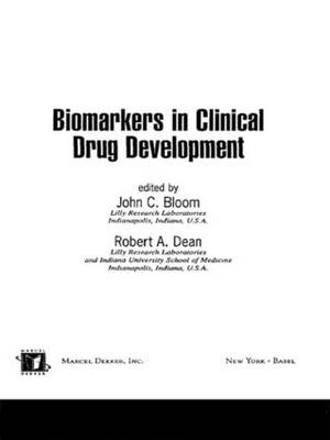 Biomarkers in Clinical Drug Development - 