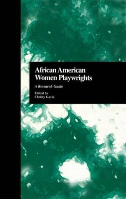 African American Women Playwrights - 