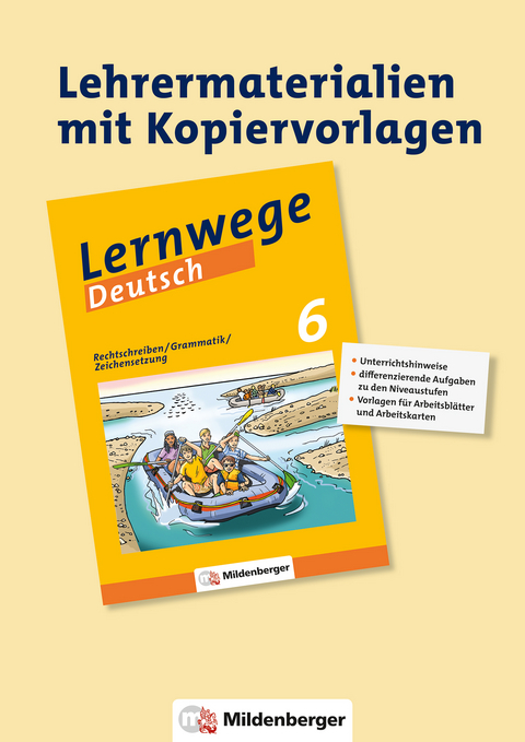 Lehrerservice „Rechtschreiben / Grammatik / Zeichensetzung 6“ - Jasmin Merz-Grötsch, Ute Fenske, Fabian Grötsch, Bernd Kinzl