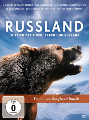 Russland - Im Reich der Tiger, Bären und Vulkane, 1 DVD - 