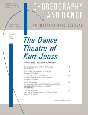 Dance Theatre of Kurt Jooss -  Suzanne Walther