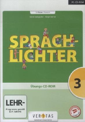 Sprachlichter / 3. Schuljahr - Übungs-CD-ROM - Bernd Badegruber, Margit Steiner