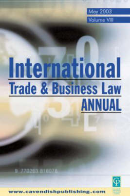 International Trade and Business Law Review -  Gabriel Moens