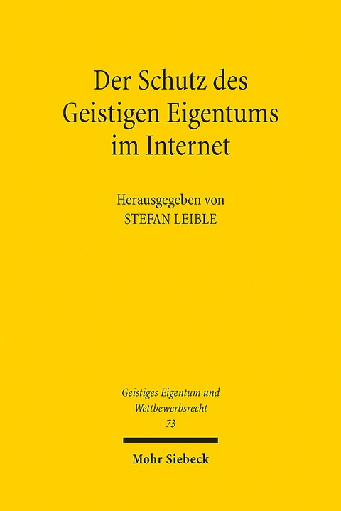 Der Schutz des Geistigen Eigentums im Internet - 