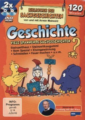 Bibliothek der Sachgeschichten - Bibliothek der Sachgeschichten - Geschichte, 2 DVDs - 