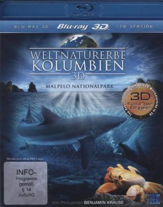 Weltnaturerbe Kolumbien 3D - Malpelo Nationalpark, 1 Blu-ray