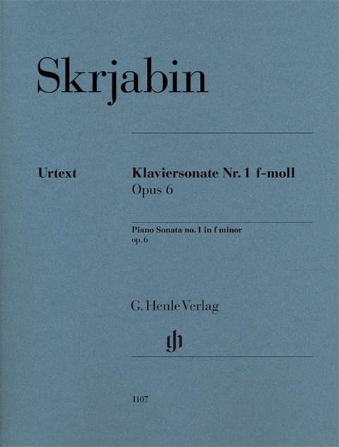 Alexander Skrjabin - Klaviersonate Nr. 1 f-moll op. 6 - 