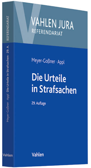 Die Urteile in Strafsachen - Ekkehard Appl, Theodor Kroschel, Lutz Meyer-Goßner