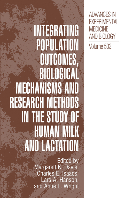 Integrating Population Outcomes, Biological Mechanisms and Research Methods in the Study of Human Milk and Lactation - 