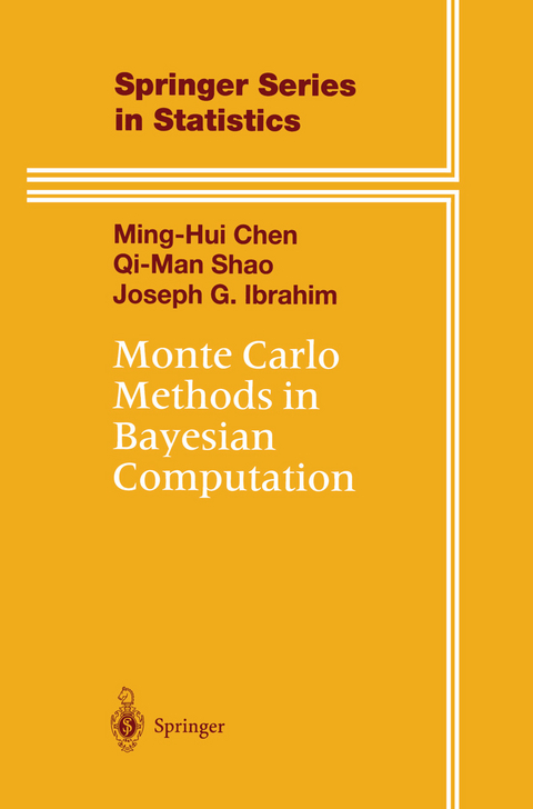 Monte Carlo Methods in Bayesian Computation - Ming-Hui Chen, Qi-Man Shao, Joseph G. Ibrahim