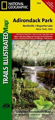 Northville/raquette Lake, Adirondack Park - National Geographic Maps