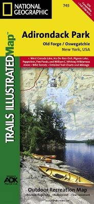 Old Forge/oswegatchie, Adirondack Park - National Geographic Maps