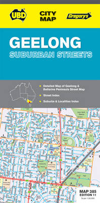 Geelong Suburban Streets map 385 11th -  UBD Gregorys