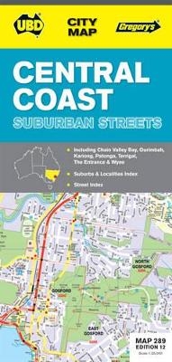 Central Coast Suburban Streets Map 289 12th ed -  Universal