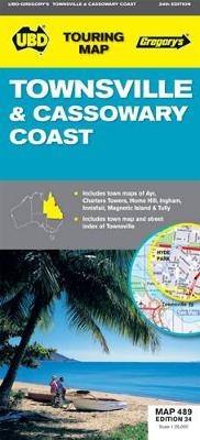 Townsville and Cassowary Coast Map 489 34th -  UBD Gregorys