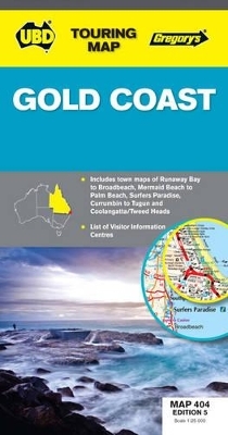 Gold Coast Map 404 5th ed -  UBD Gregory's