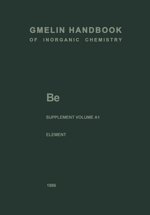 Be Beryllium