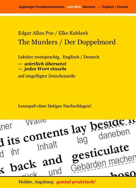 The Murders/Der Doppelmord -- Lektüre zweisprachig, Englisch/Deutsch - Edgar Allan Poe