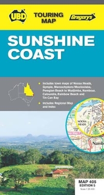 Sunshine Coast Map 405 5th ed -  UBD Gregorys