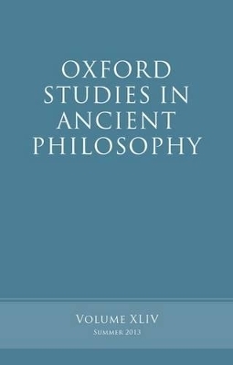 Oxford Studies in Ancient Philosophy, Volume 44 - 