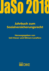 Jahrbuch zum Sozialversicherungsrecht 2018 - 