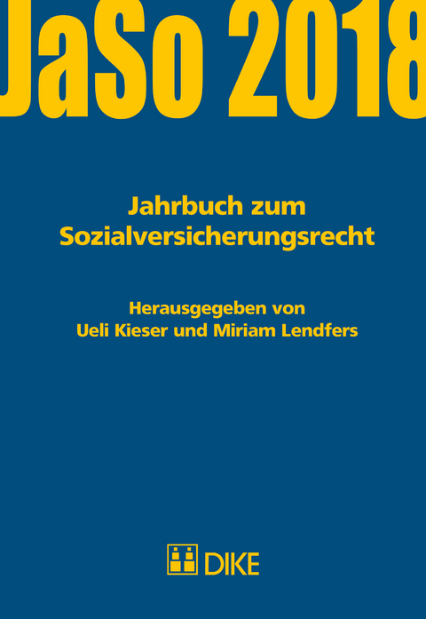 Jahrbuch zum Sozialversicherungsrecht 2018 - 