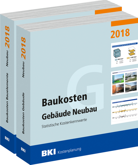 BKI Baukosten Gebäude + Bauelemente Neubau 2018 - Kombi Teil 1-2