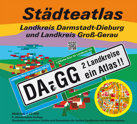 Städteatlas Landkreis Darmstadt-Dieburg und Landkreis Groß-Gerau - Michael Messer