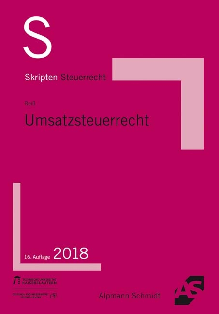 Skript Umsatzsteuerrecht - Wolfram Reiß