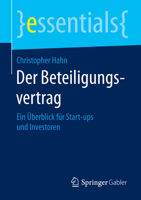 Der Beteiligungsvertrag - Christopher Hahn