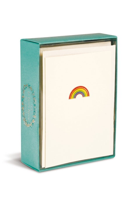 Boxed Notes: Rainbow – Gruß- und Geschenkkartenbox mit Kuverts: Regenbogen