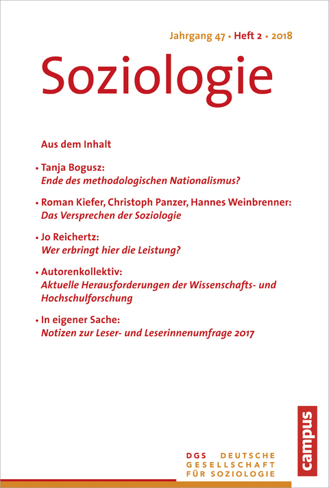 Soziologie 2.2018 - 