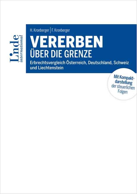 Vererben über die Grenze - Harald Kronberger, Fabian Kronberger