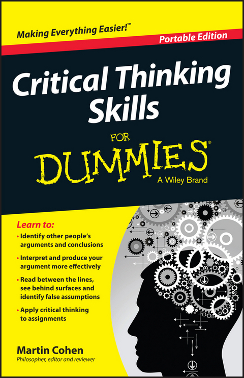 Critical Thinking Skills For Dummies - Martin Cohen