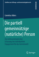 Die partiell gemeinnützige (natürliche) Person - Cornelius Alders