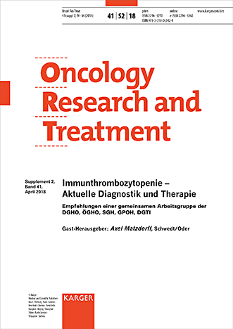 Immunthrombozytopenie - aktuelle Diagnostik und Therapie - 