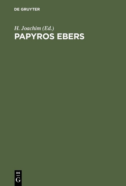 Papyros Ebers - 