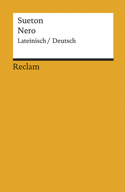 Nero. Lateinisch/Deutsch -  Sueton