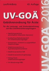 UV-GOÄ Gebührenordnung für Ärzte für die Leistungs- und Kostenabrechnung mit den Unfallversicherungsträgern incl. Abrechnungsfibel + CD - Detlef Leuftink