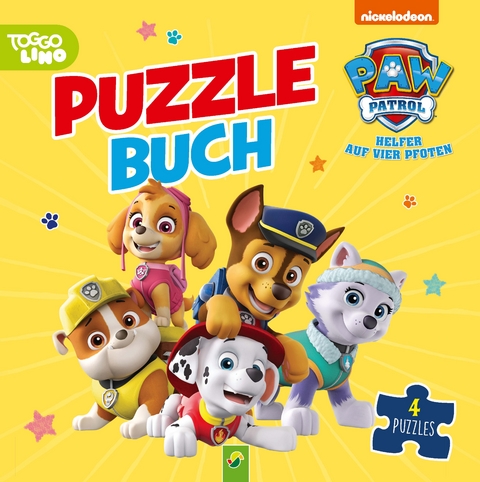 PAW Patrol Puzzlebuch | Mit 4 Puzzles à 12 Teilen - Katharina Bensch