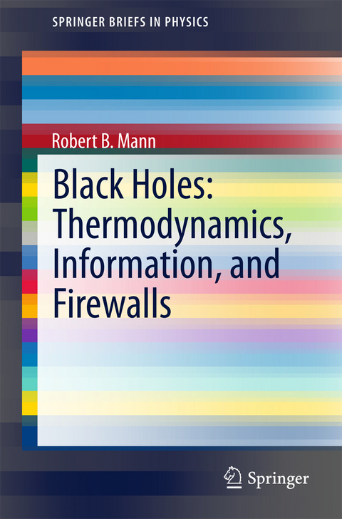 Black Holes: Thermodynamics, Information, and Firewalls - Robert B. Mann