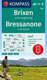 KOMPASS Wanderkarte Brixen und Umgebung, Bressanone e dintorni - KOMPASS-Karten GmbH