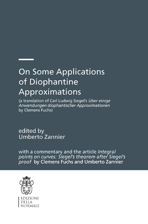 On Some Applications of Diophantine Approximations - 