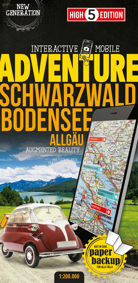 Interactive Mobile ADVENTUREMAP Schwarzwald Bodensee Allgäu