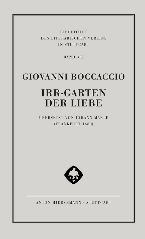 Irr-Garten der Liebe - Giovanni Boccaccio