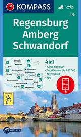 KOMPASS Wanderkarte Regensburg, Amberg, Schwandorf - KOMPASS-Karten GmbH