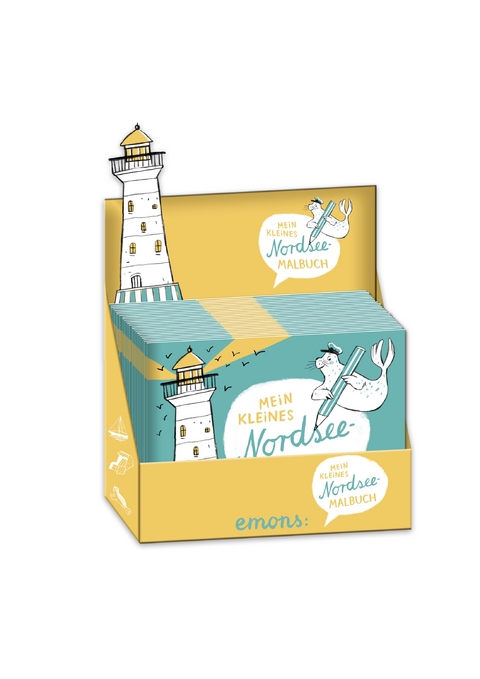 Mein kleines Nordsee-Malbuch (Box) - Elke Hanisch